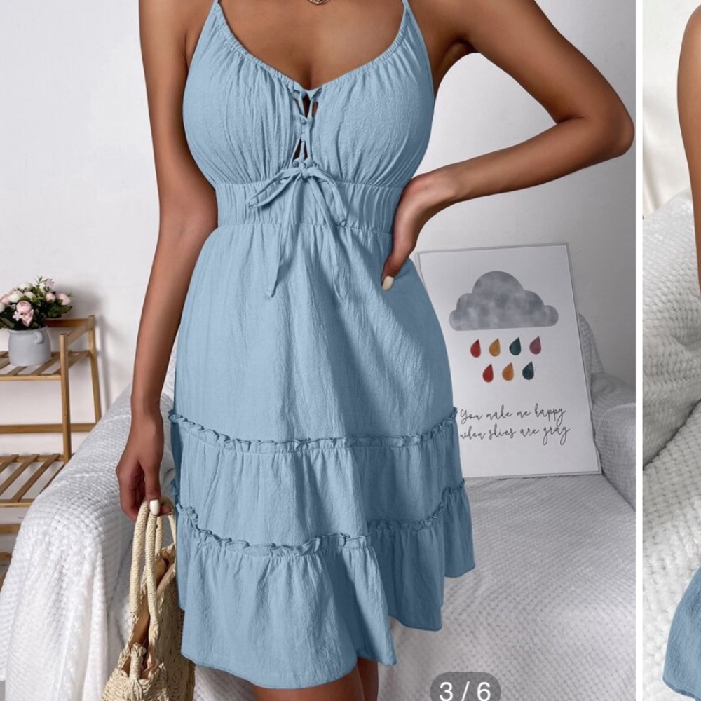 Blue sundress